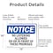 Signmission No Loitering Allowed On Or In Front Of These OSHA Notice Sign, Aluminum, 14in W x 10in L, 2PK OS-2PACK-NS-A-1014-L-14684 - alternate 2